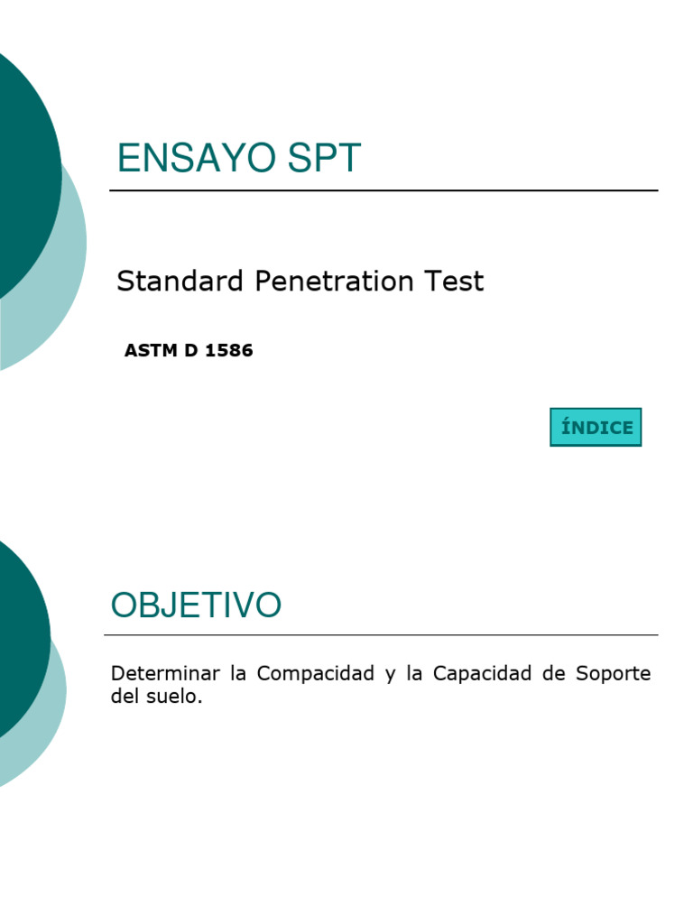 Ensayo SPT | PDF