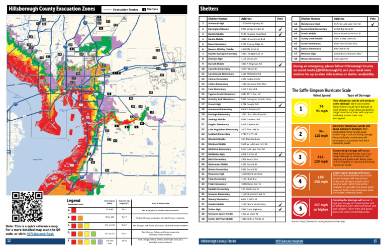 Hillsborough Evacuation Zone Map | PDF