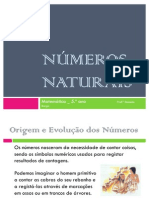 Números Naturais 5.º Ano - 2012