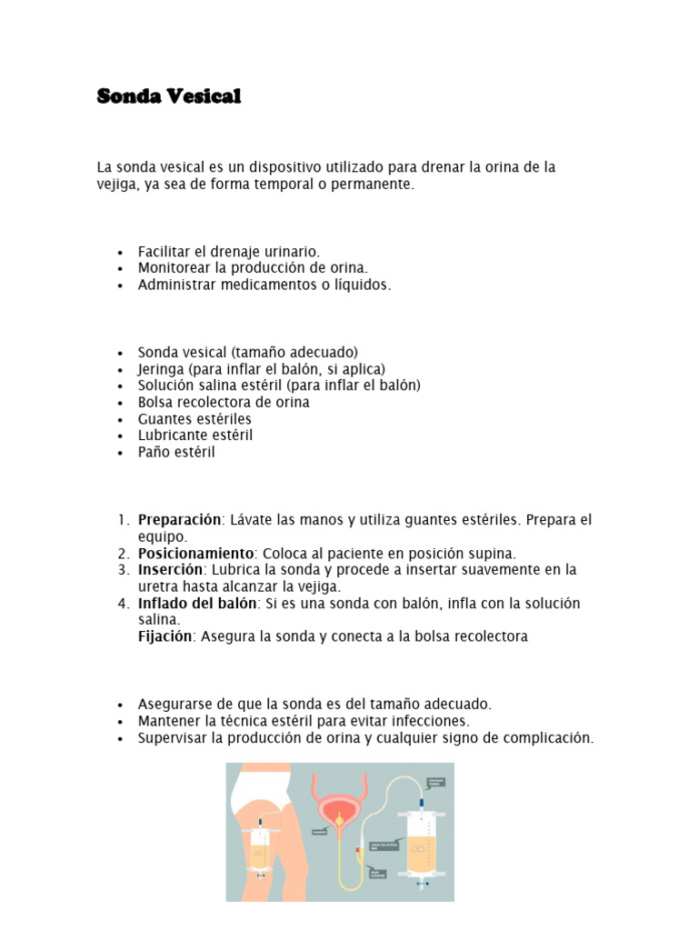 Sonda Vesical | PDF