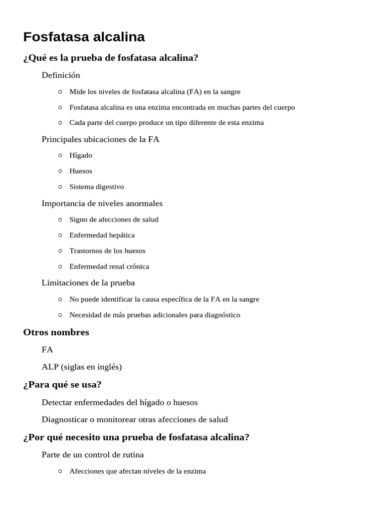 AN LISIS DE FOSFATASA ALCALINA EN SANGRE intelligence overview