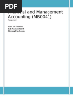 Download MB0041 Financial and Management Accounting by Divyang Panchasara SN77960160 doc pdf
