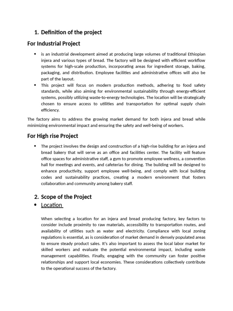 Definition of The Project | PDF | Building Insulation | Safety