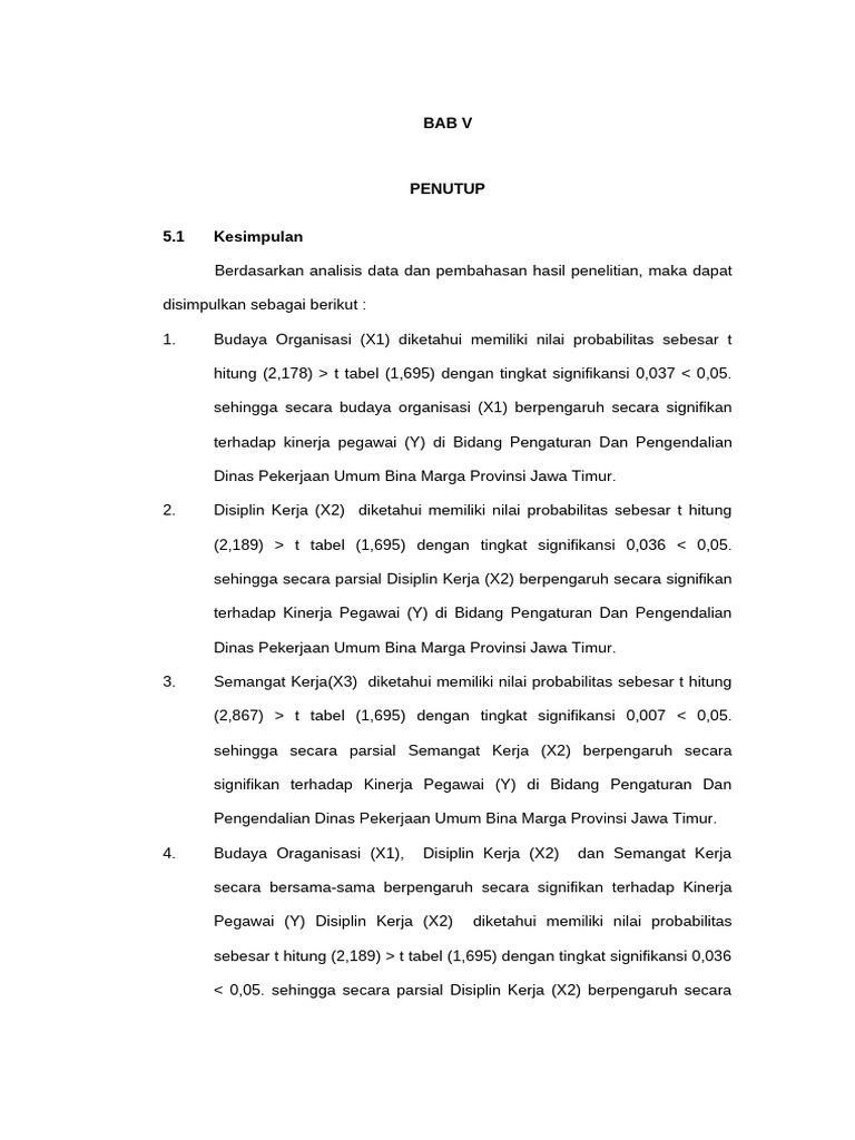 Bab V | PDF