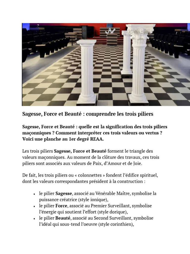 Sagesse Force Beauté | PDF