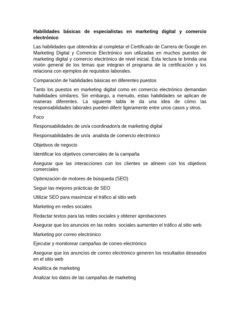 Marketing Digital e E-Commerce | PDF