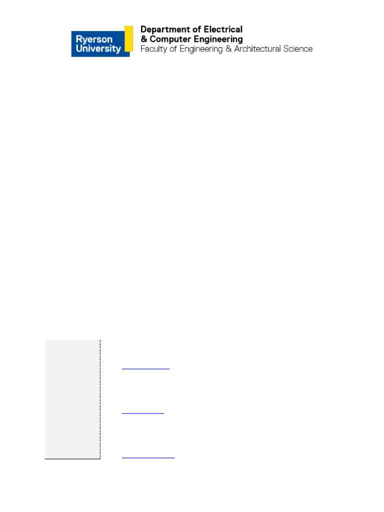 ELE302 ECE Standard Course Outline 2021-3 Dated | PDF
