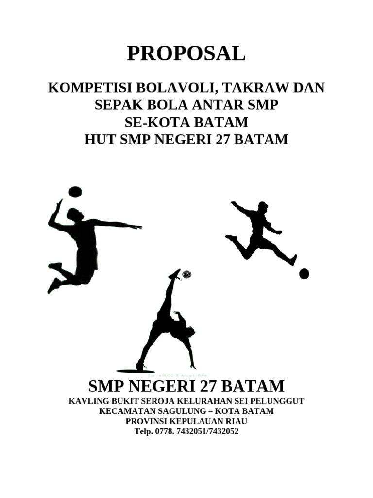 Proposal Lomba Voli Dan Takraw | PDF