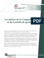 Profil Statistique Et Prospectif Des Métiers de La Comptabilité Et de La Gestion