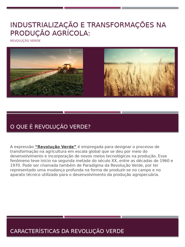 Apresentação Revolução Verde | PDF