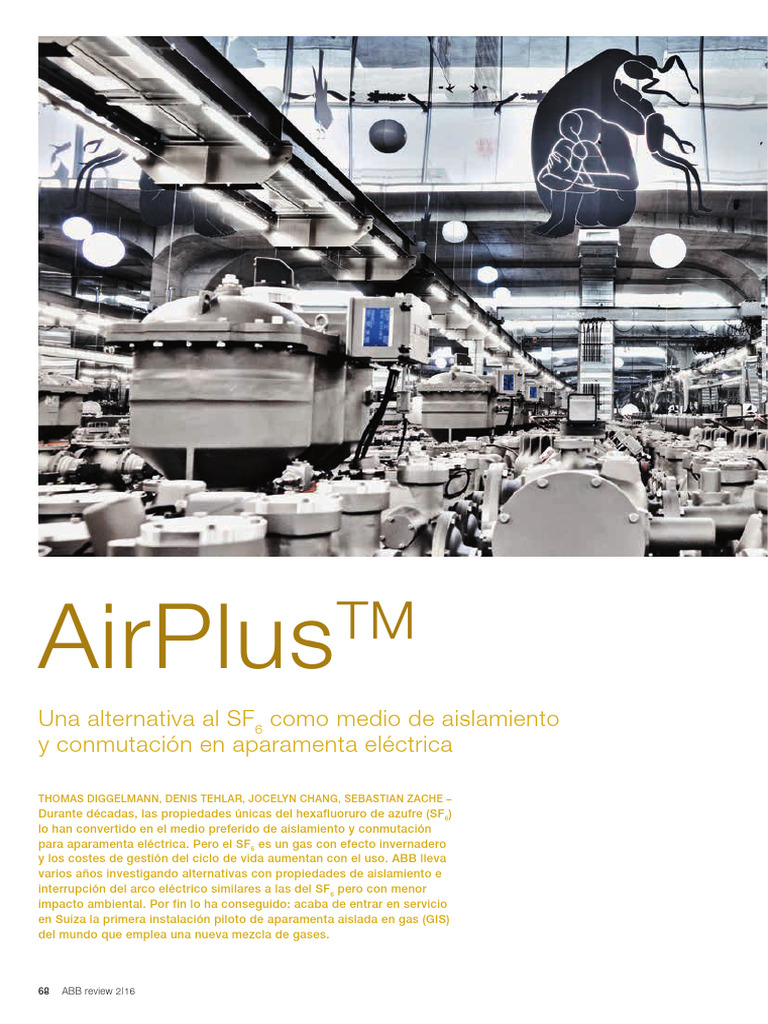 Alternativa ecológica ao SF6: AirPlus | PDF | Materiais | Substancias ...