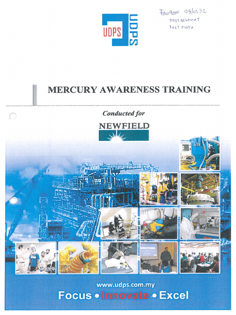 UDPS - Mercury Awareness Training | PDF
