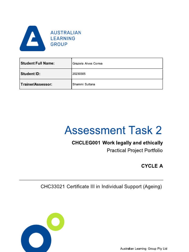 Assessment+Task+2 Chcleg001 Chc33021 Cycle+a Edu+Works v1.0+2023 | PDF