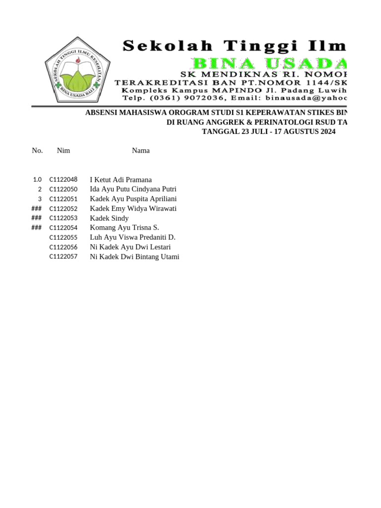 ABSEN | PDF