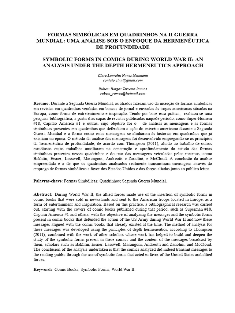 Artigo Clare Jornadas HQS | PDF
