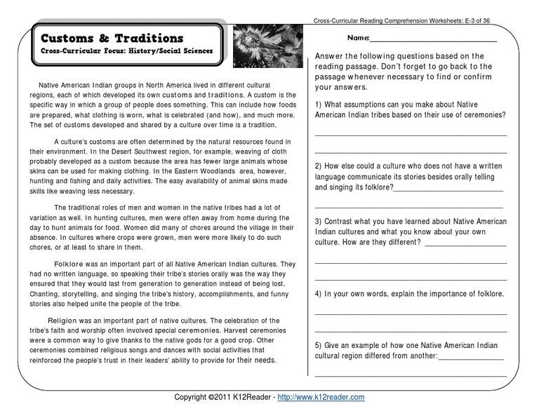 Customs and Traditions | PDF | Native Americans In The United States ...