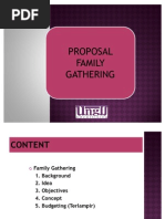 Susunan Acara Gathering Family Susunan Acara Gathering Family
