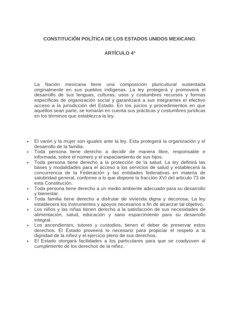 CONSTITUCIÓN POLÍTICA DE LOS ESTADOS UNIDOS MEXICANO | PDF
