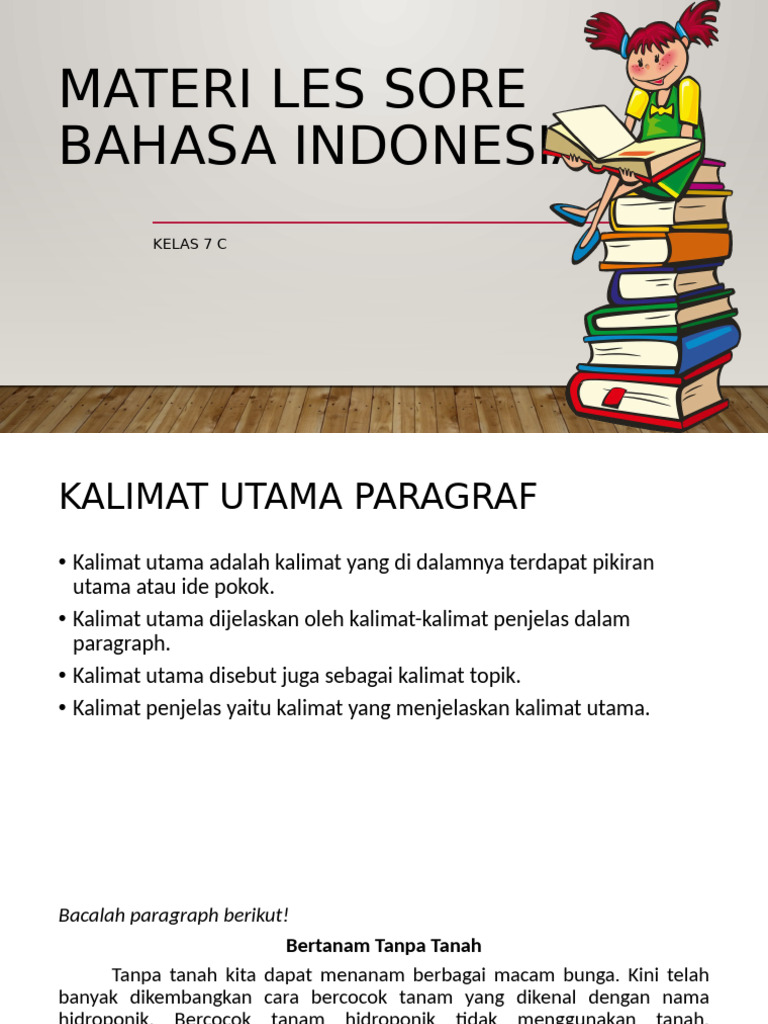 Materi Les Sore 7C | PDF