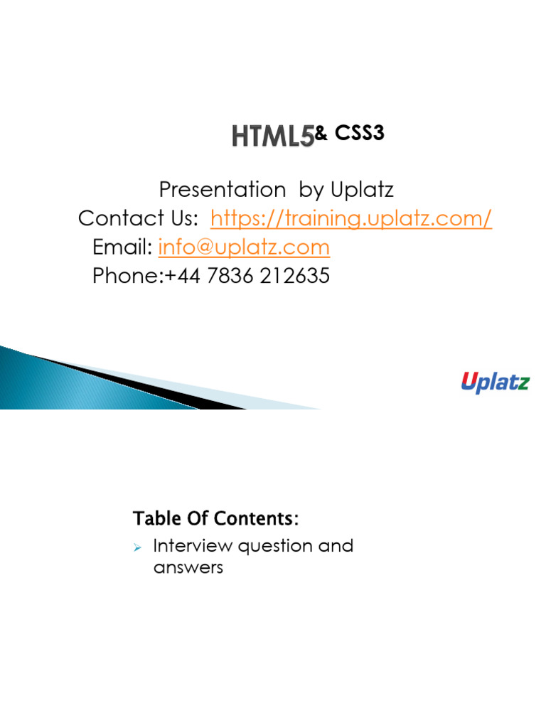 Html5 Css3 Interview-Questions+ (All) | PDF