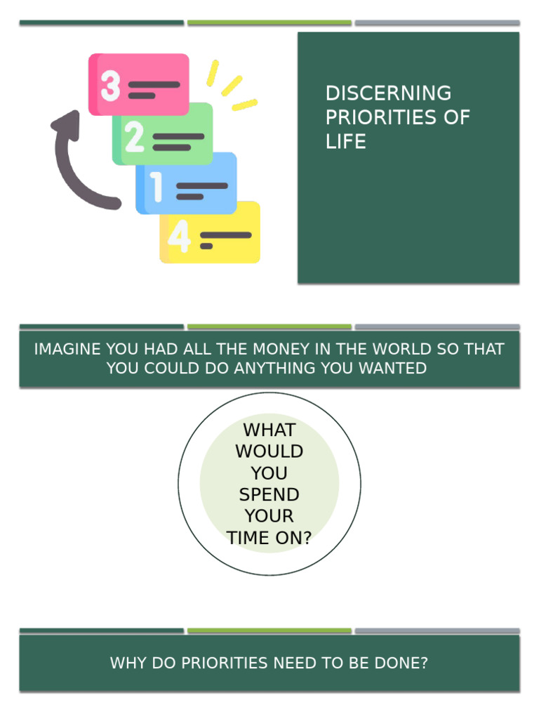Setting The Priorities Right - 3D Formula | PDF
