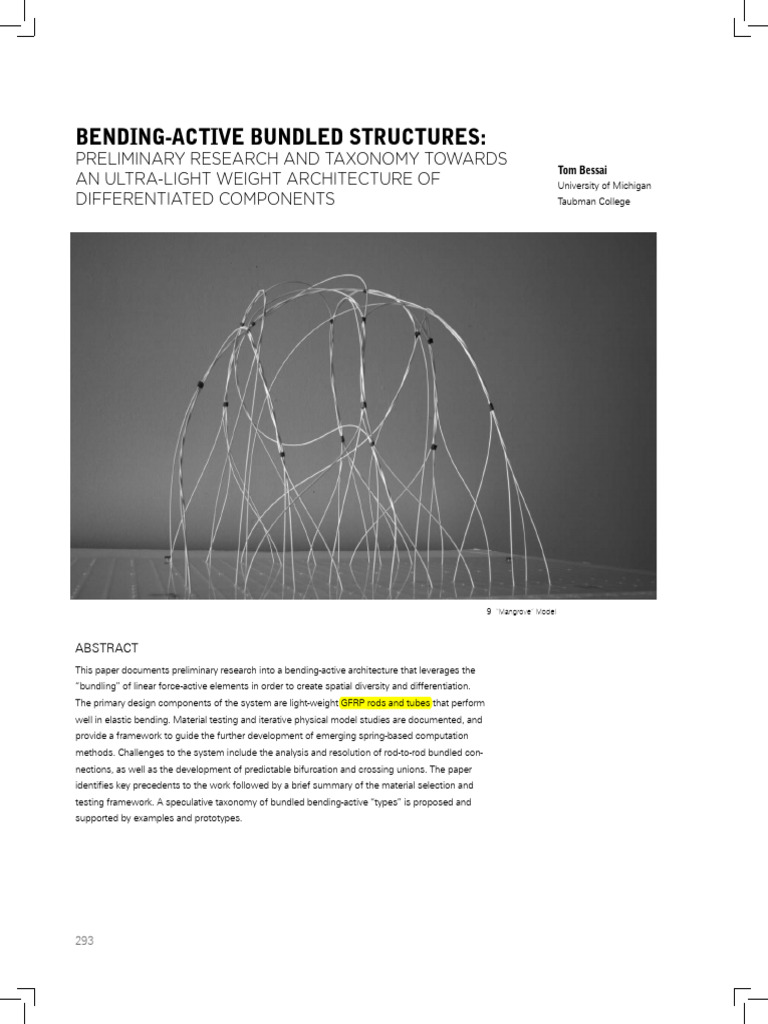 Acadia13 - 293.content - Active Bending | PDF
