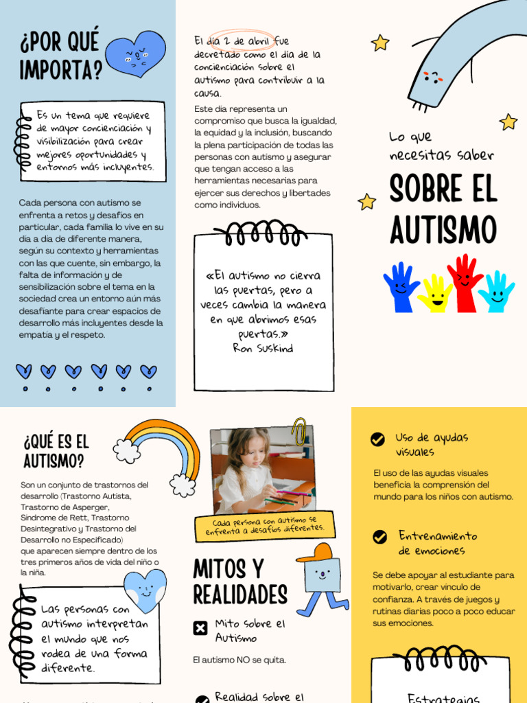 Qué Es El Autismo | PDF | Espectro autista | Ciencias del comportamiento