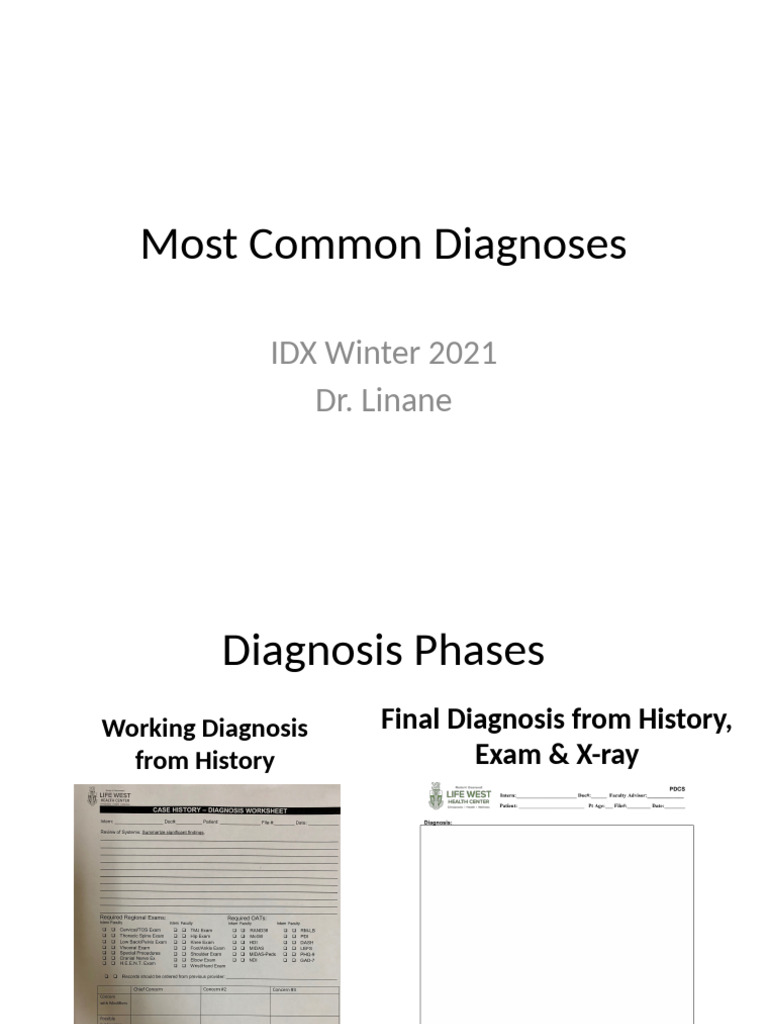 Most Common DX | PDF