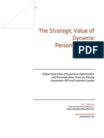 The Strategic Value of Dynamic Personalization