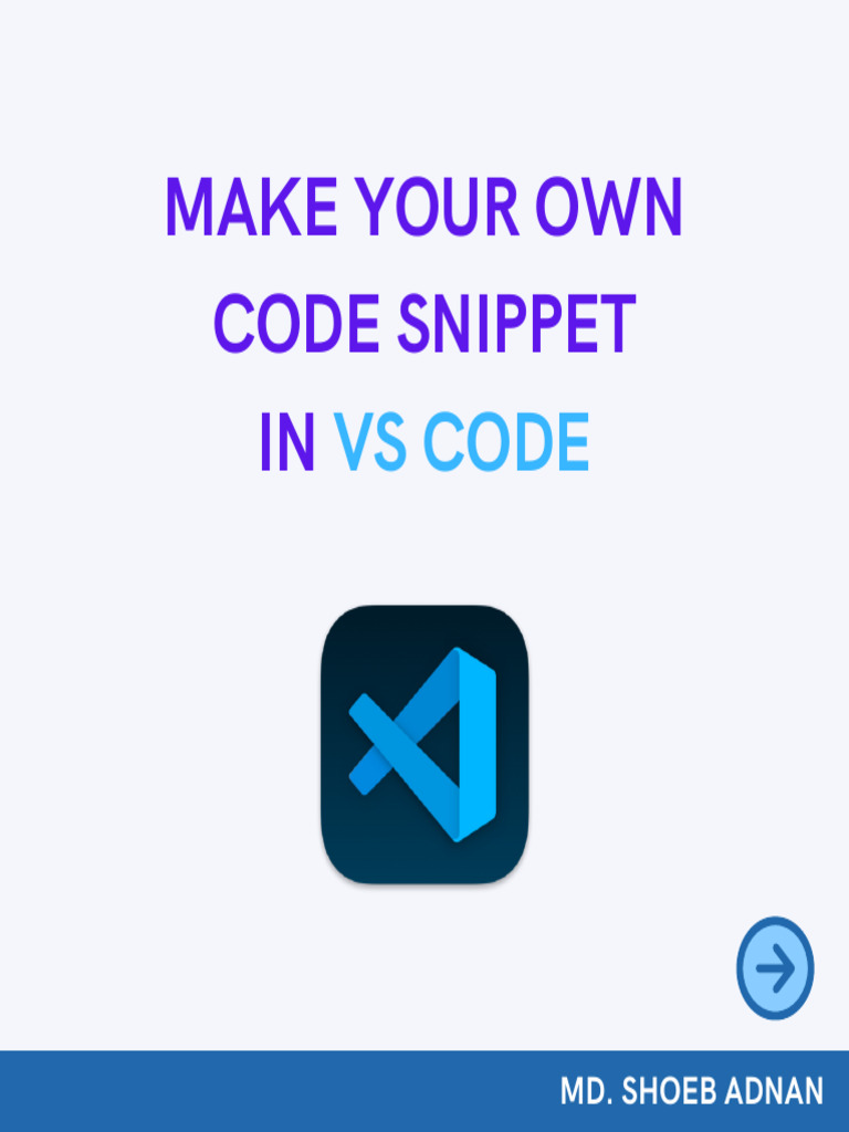Vs Code Snippet | PDF