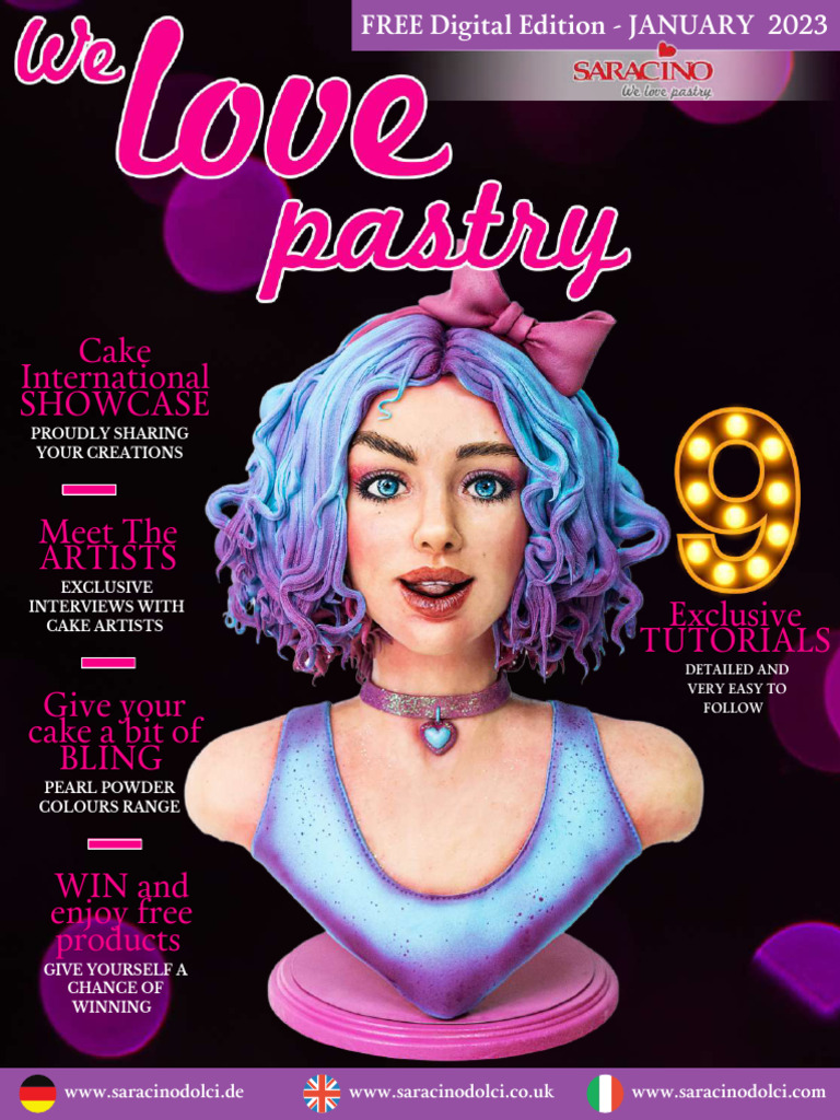 Saracino free monthly magazine we love pastry january 2023 pdf