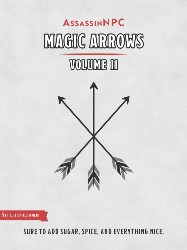 Magic Arrows Vol 2 - by Assassin NPC | PDF