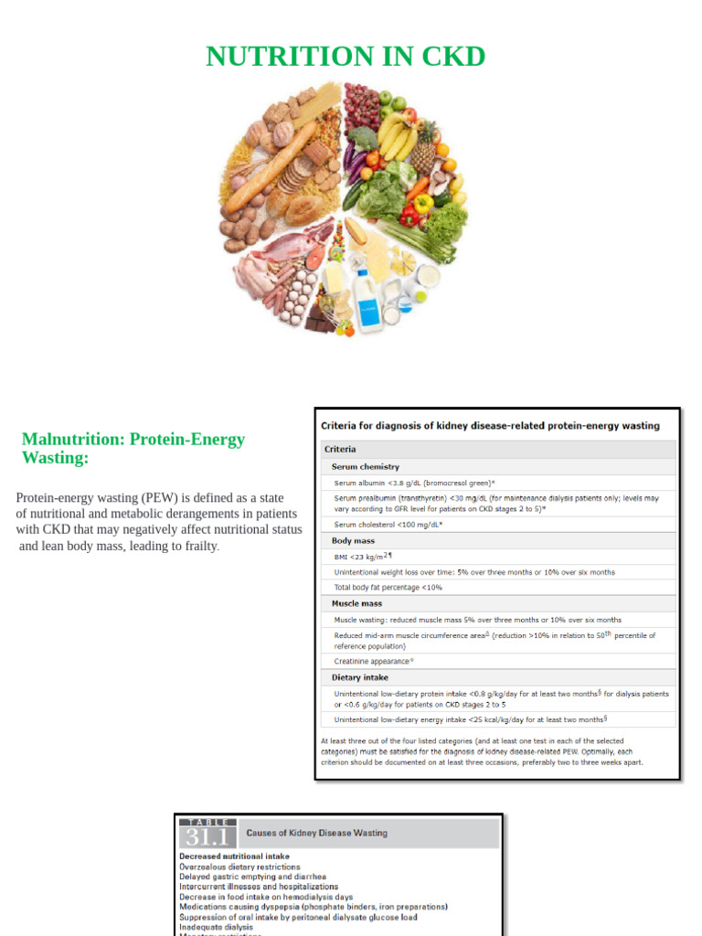 Nutrition in CKD | PDF | Chronic Kidney Disease | Vitamin