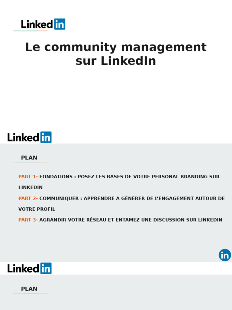 Le Community Management Sur LinkedIn | PDF