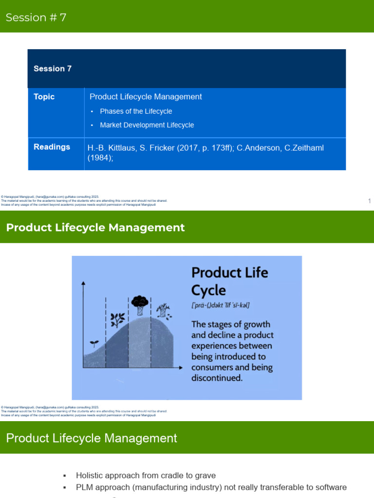Iims Session7 Productlifecyclemanagement Pdf