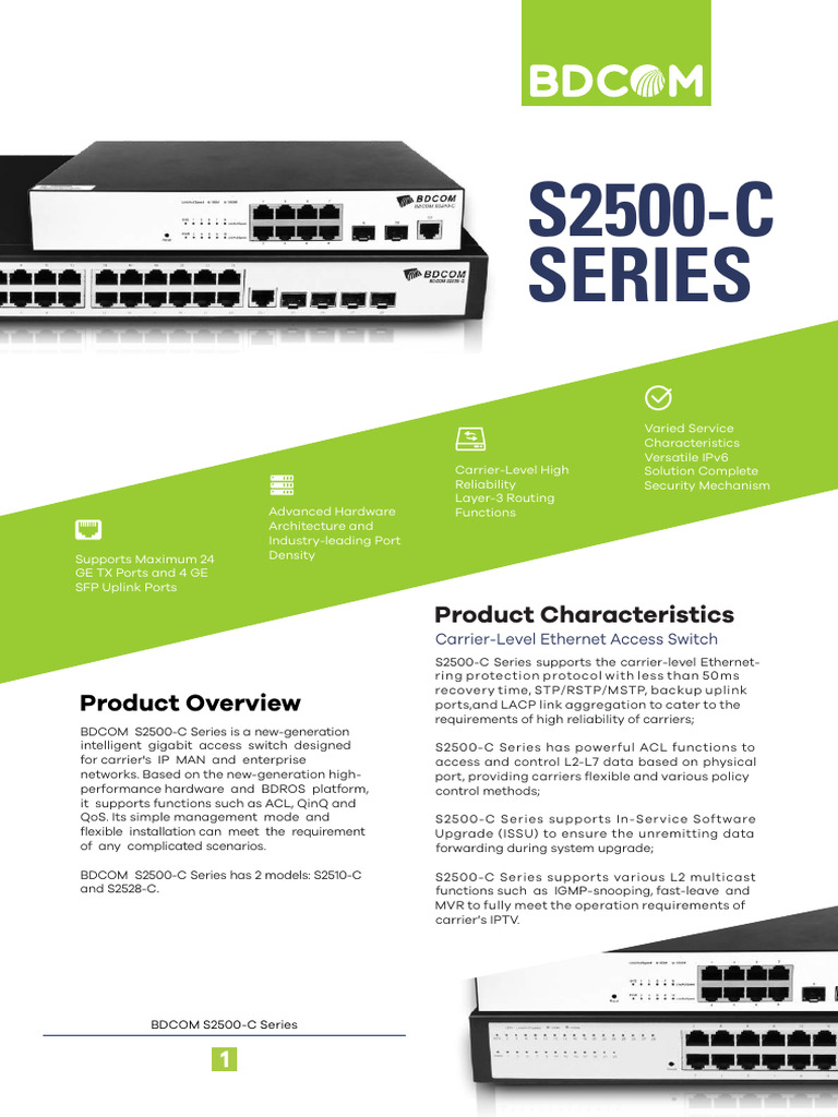 S2500-C Series | PDF