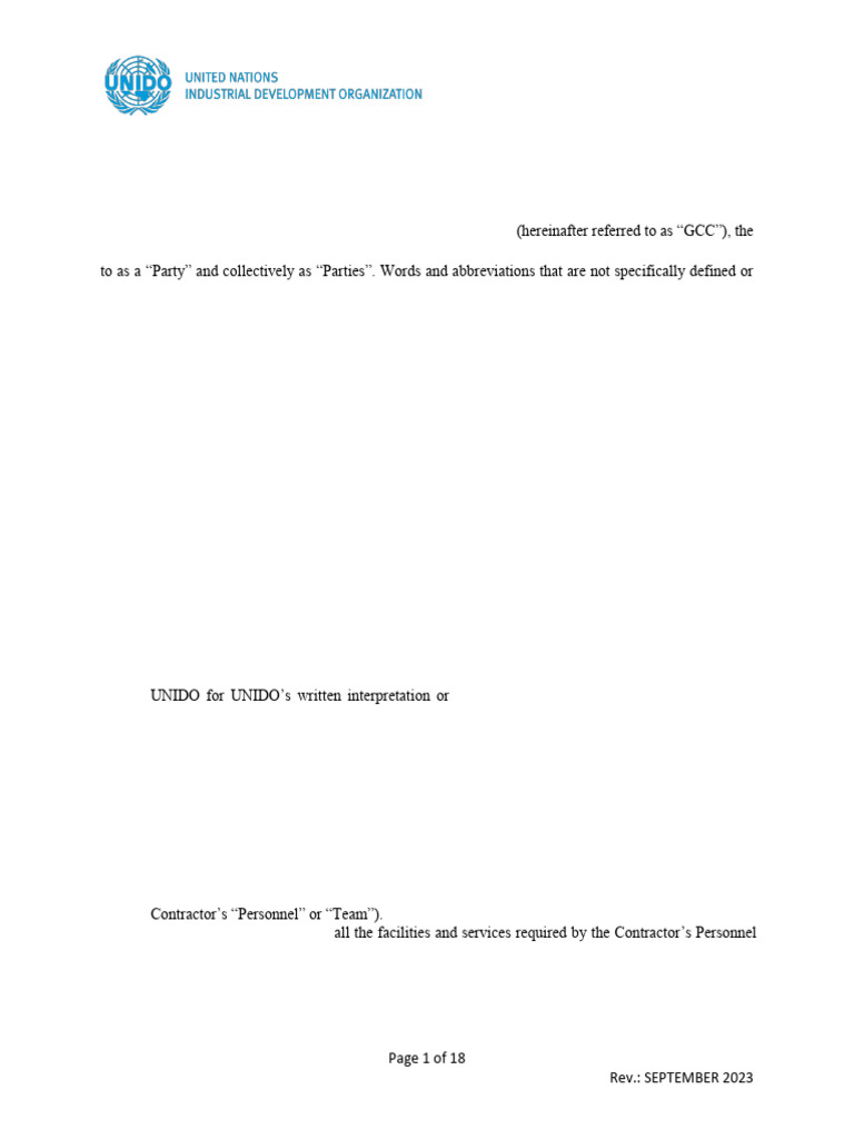 Appendix 4 - Model Purchase Order (Annex B - GCC) | PDF | Insurance ...