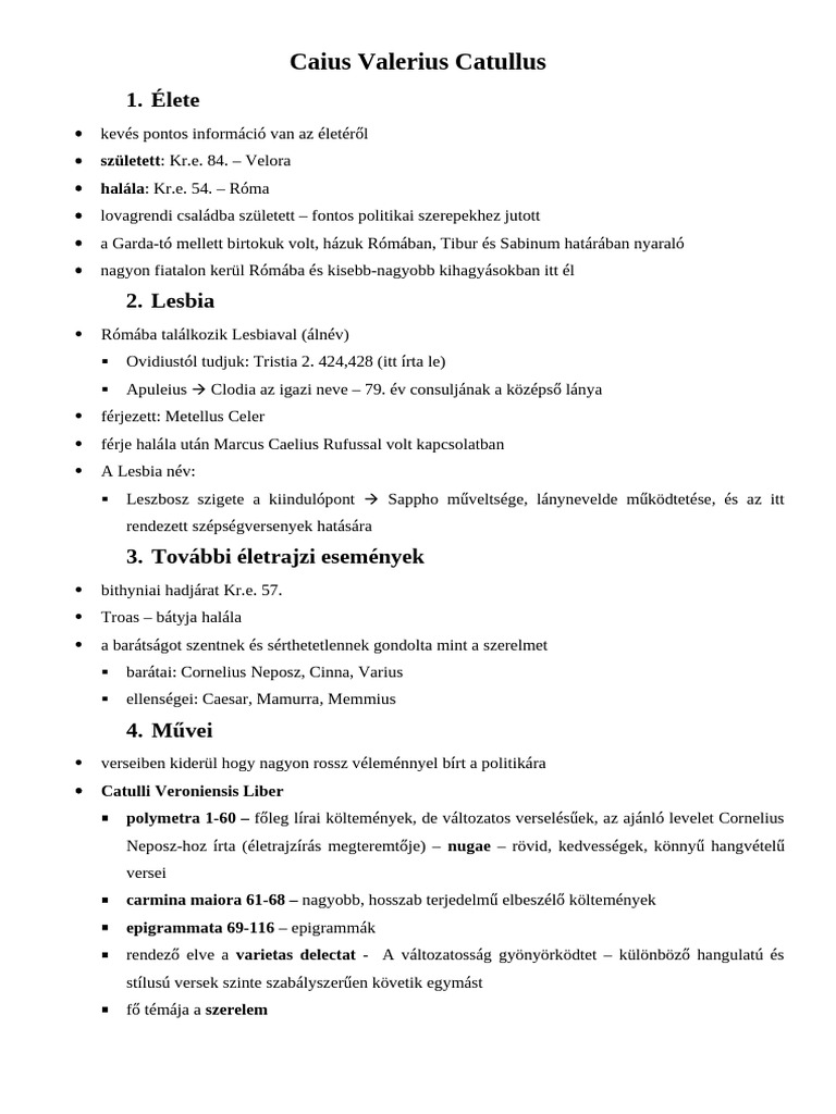 Caius Valerius Catullus Pdf