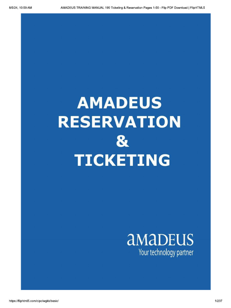 Amadeous Traning | PDF