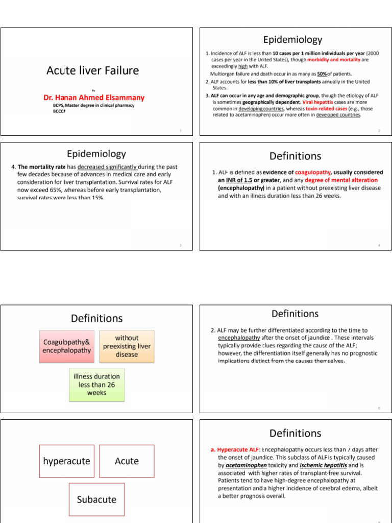 GIT 01 Acute Liver Failure 4in1 | PDF