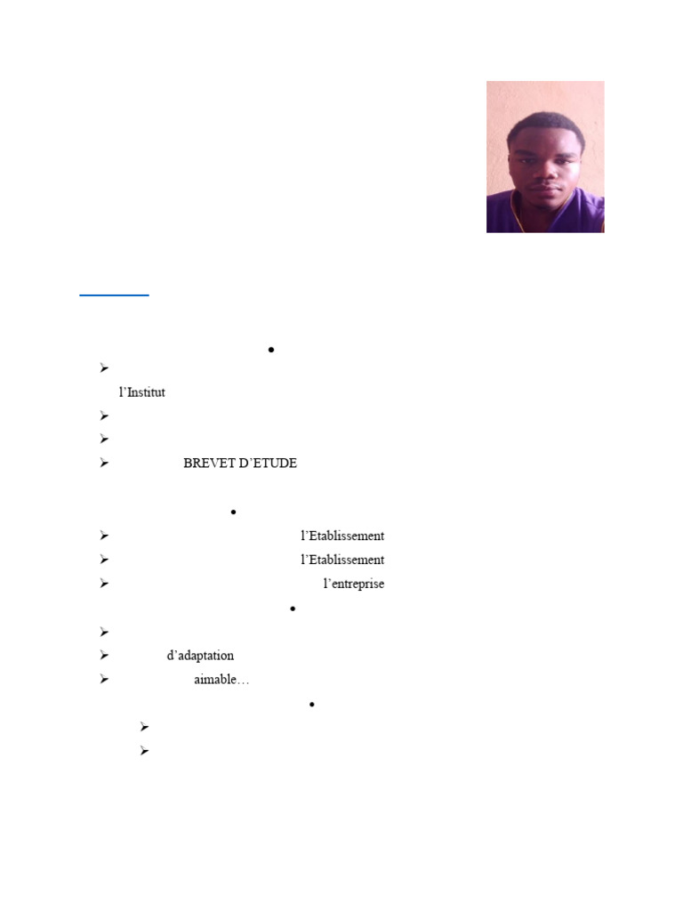 CV Junior en Génie Civil | PDF