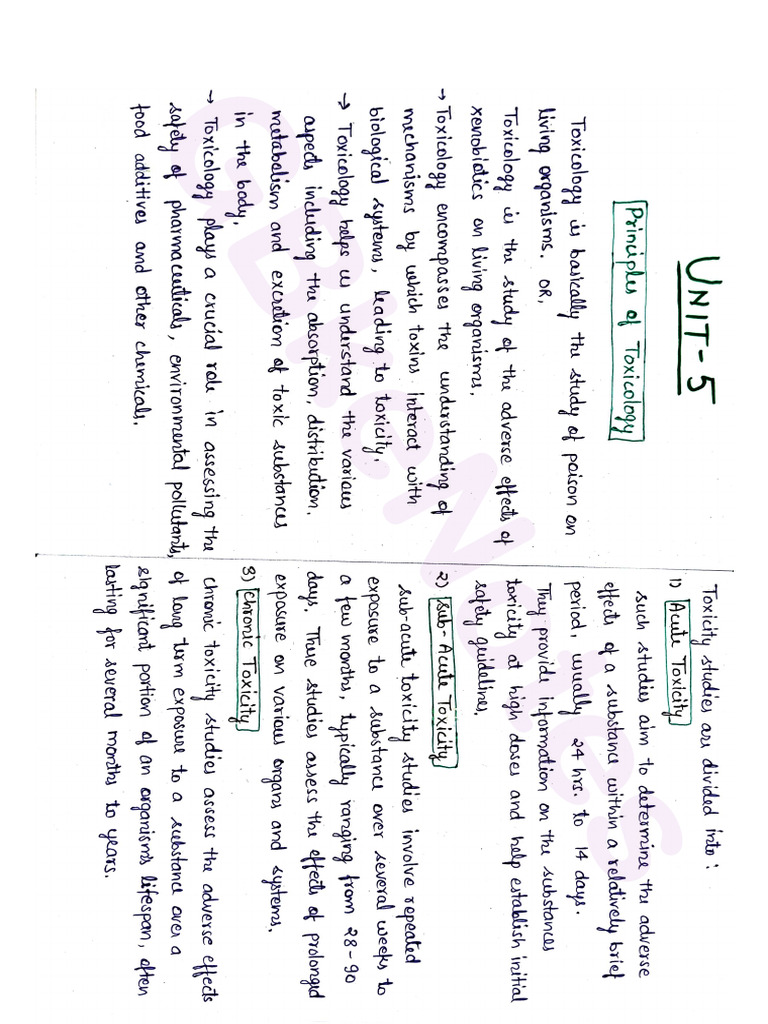 Unit 5 Pharmacology 3 B. Pharmacy 6th Semester GBkeNotes | PDF