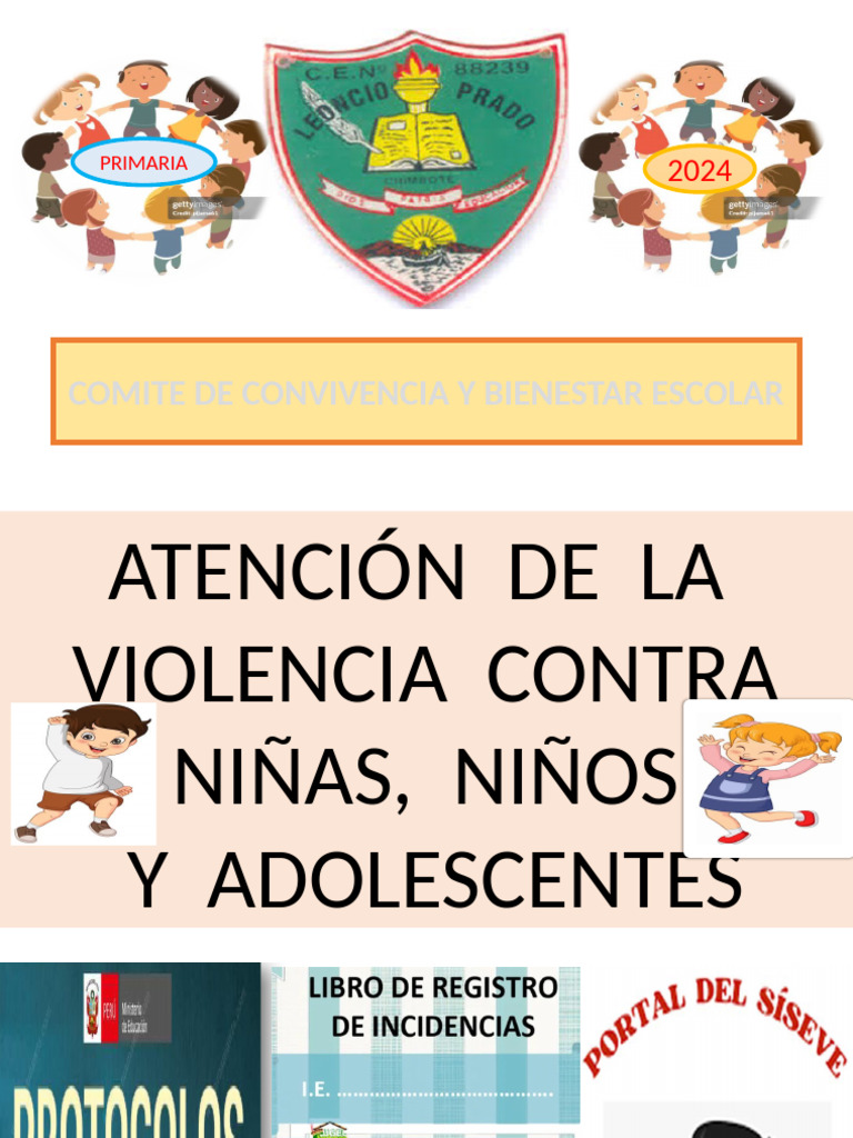 Atencion Contra La Violencia De Niños Niñas Y Adolescentes Pdf