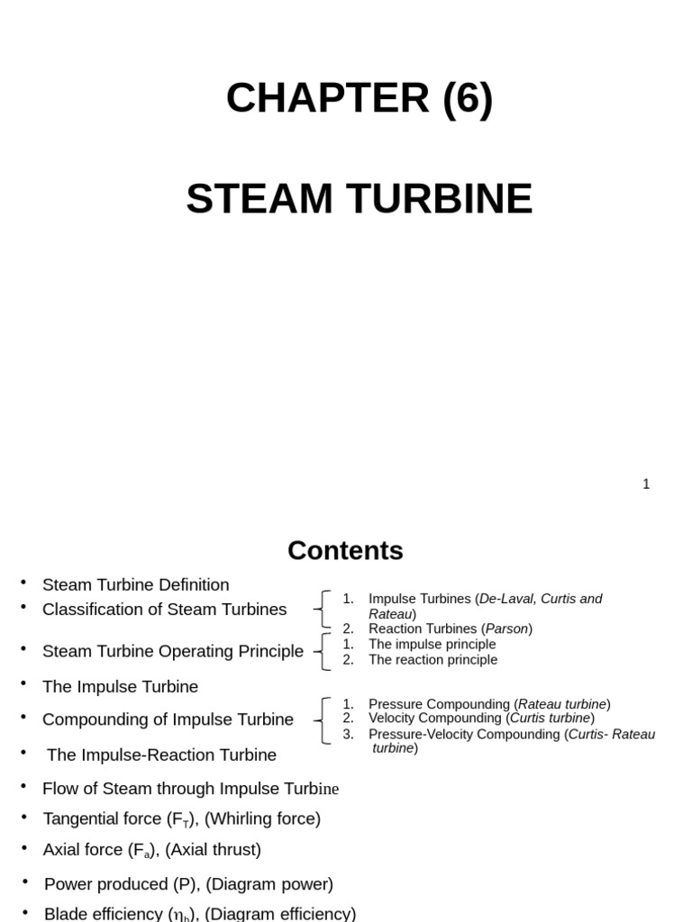 Steam Turbine 1 | PDF