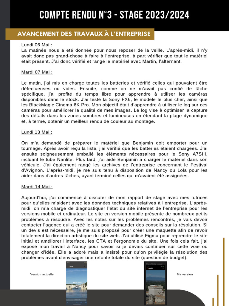 Compte Rendu N°3 - Romain Anzoras | PDF