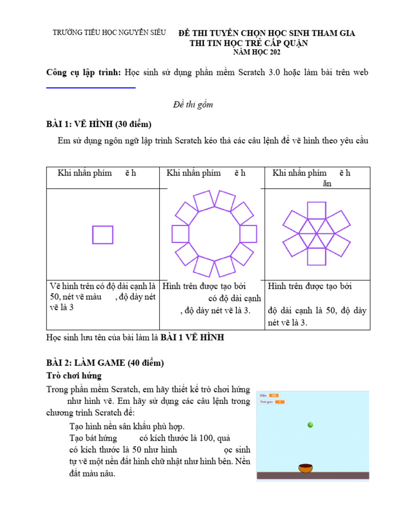 Đề thi Scratch Vòng 1 22 23 PDF