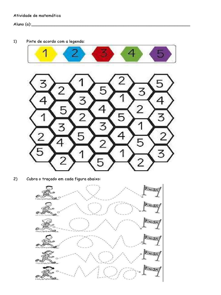 Atividade Adaptada 6º Ano - Matemática | PDF