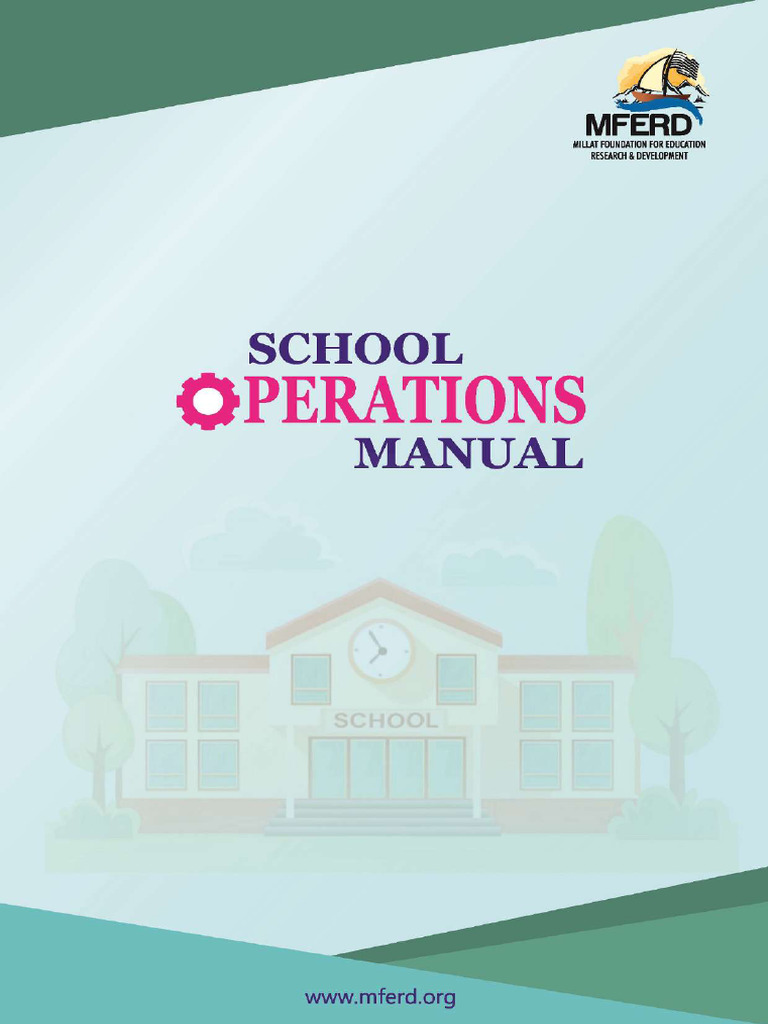 School Operations Manual Overview | PDF | Educational Assessment | Learning