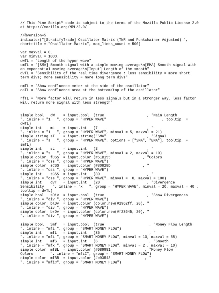 Oscillator Matrix With Alerts | PDF