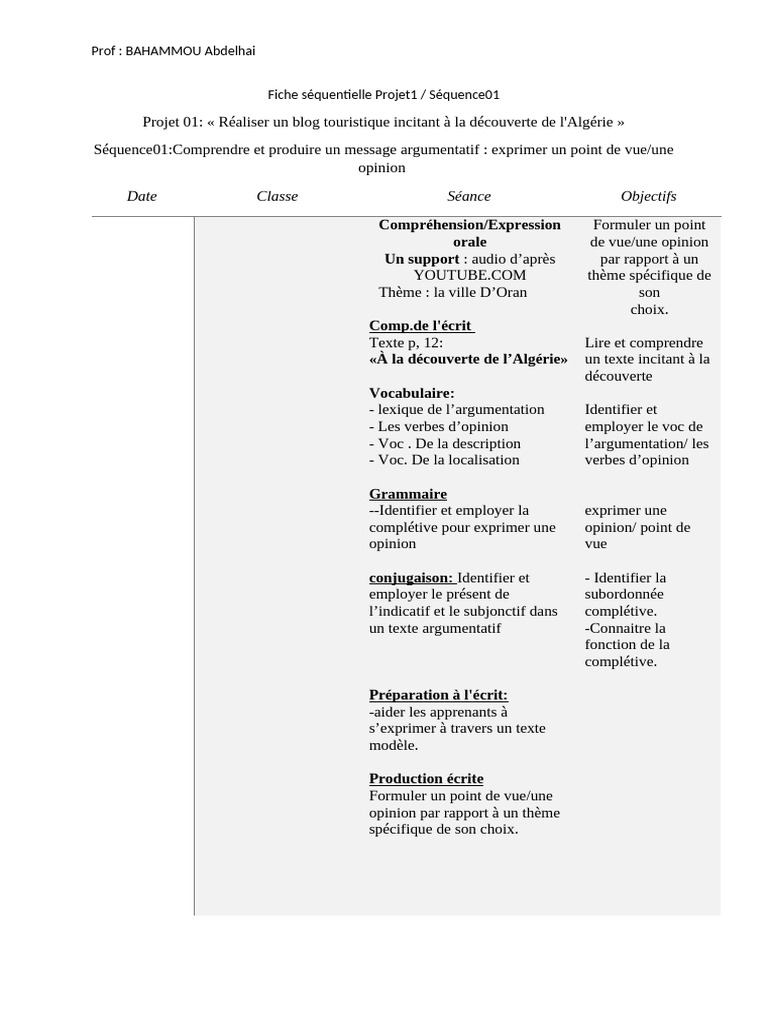Fiche Séquentielle | PDF